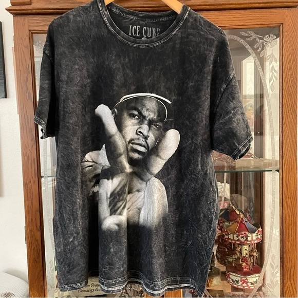 Ice Cube Other - Ice Cube T-shirt Peace Sign Dark Grey XL Unisex